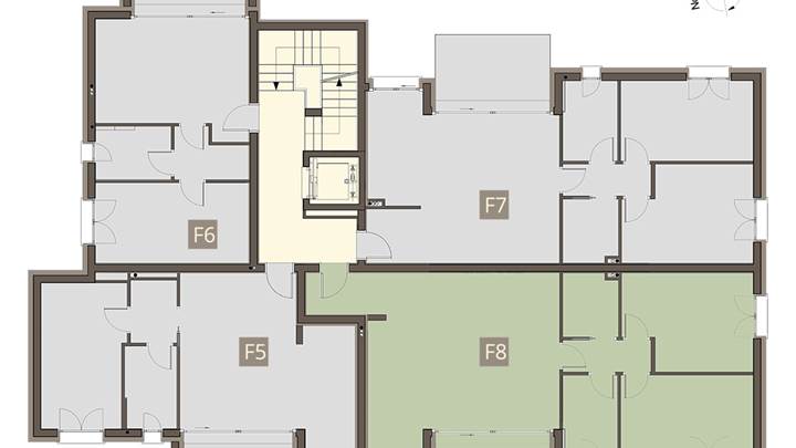 Trilocale con balcone